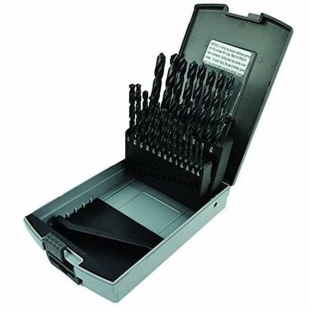 Jobber Length Drill Set, Series 8030, Imperial System Of Measurement, 60 Minimum Drill Bit Size,